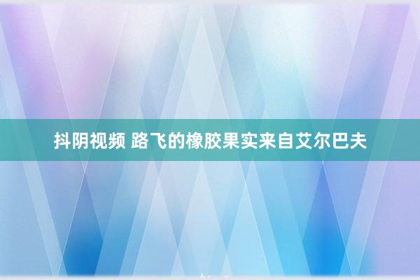 抖阴视频 路飞的橡胶果实来自艾尔巴夫
